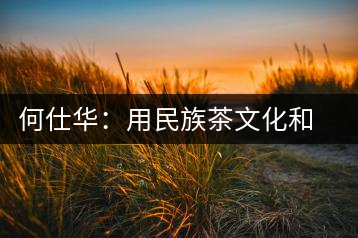 何仕華：用民族茶文化和質(zhì)量來鑄造品牌