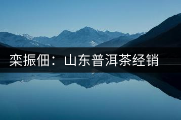 欒振佃：山東普洱茶經(jīng)銷第一人