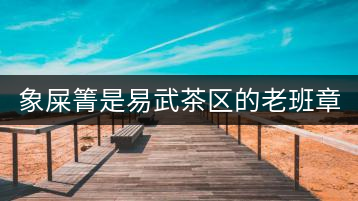 象屎箐是易武茶區(qū)的老班章？