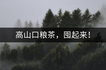 高山口糧茶，囤起來！