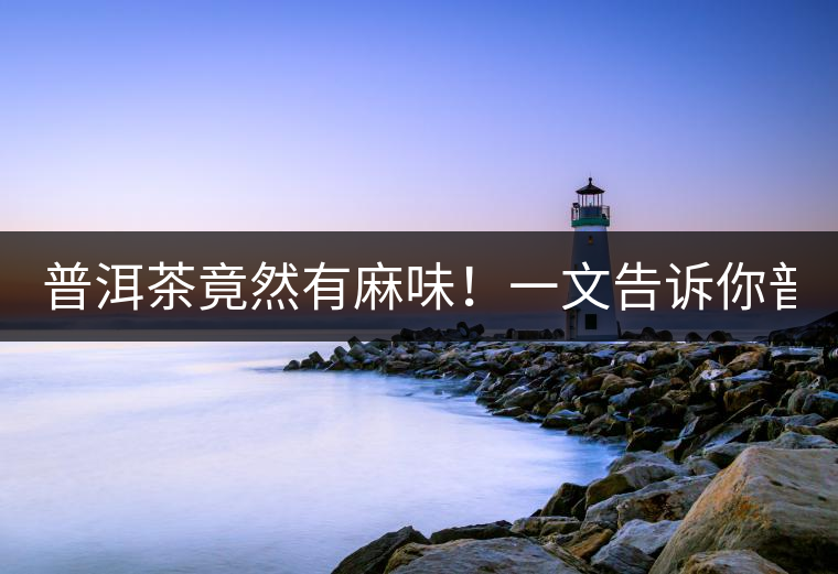 普洱茶竟然有麻味！一文告訴你普洱茶出現(xiàn)麻味的7個原因！