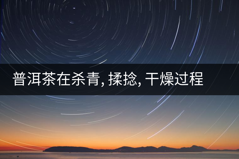 普洱茶在殺青, 揉捻, 干燥過程中的化學(xué)作用 普洱茶在殺青, 揉捻, 干燥過程中的化學(xué)作用