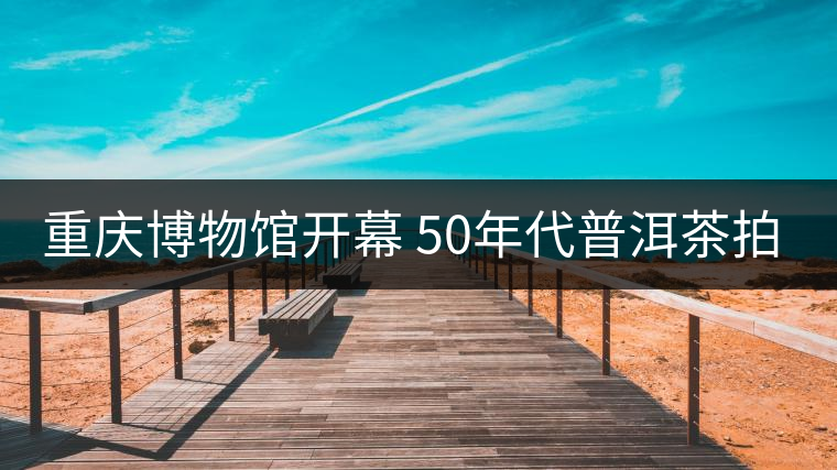 重慶博物館開幕 50年代普洱茶拍出“天價(jià)” 重慶博物館開幕 50年代普洱茶拍出“天價(jià)”