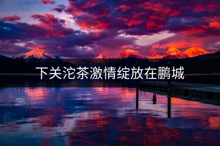 下關沱茶激情綻放在鵬城