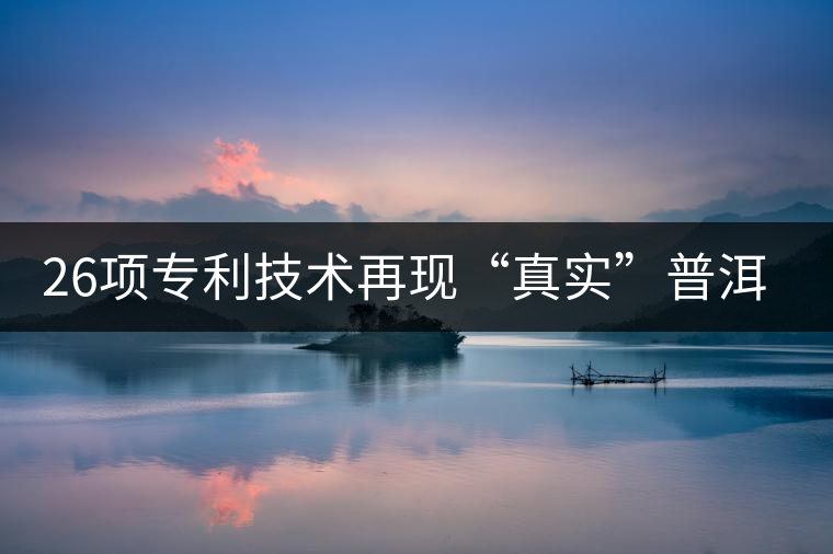 26項專利技術再現(xiàn)“真實”普洱茶 26項專利技術再現(xiàn)“真實”普洱茶