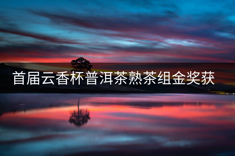 首屆云香杯普洱茶熟茶組金獎獲獎名單