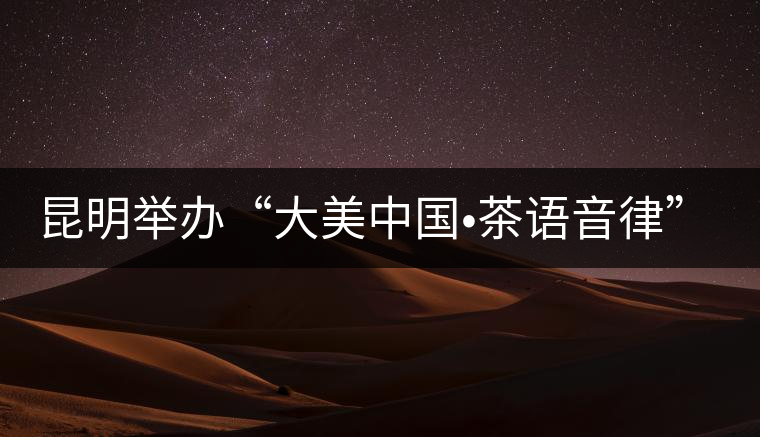 昆明舉辦“大美中國(guó)?茶語(yǔ)音律”主題茶會(huì)