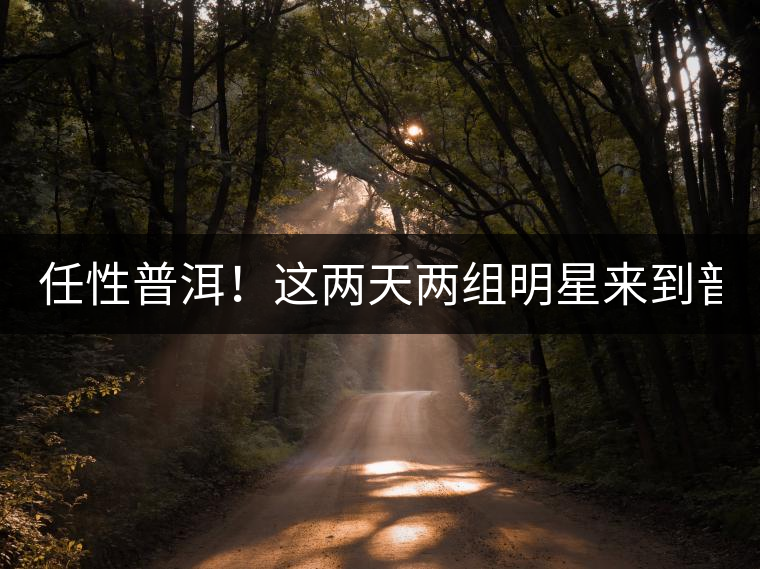 任性普洱！這兩天兩組明星來到普洱！