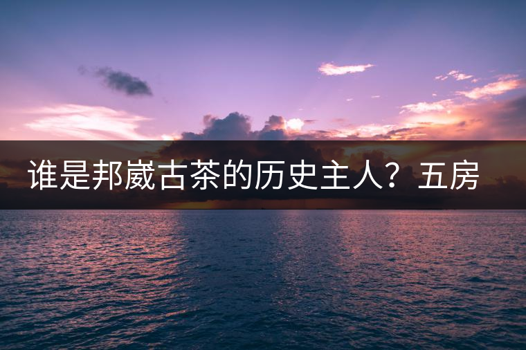 誰是邦崴古茶的歷史主人？五房·茶馬古道考察記