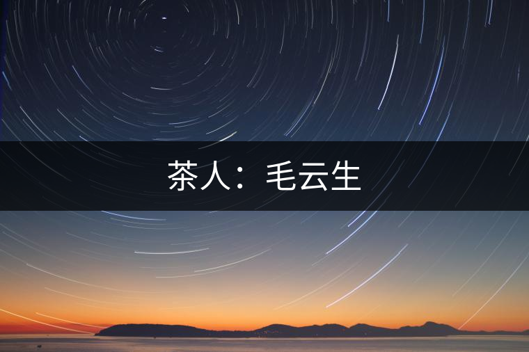 茶人：毛云生