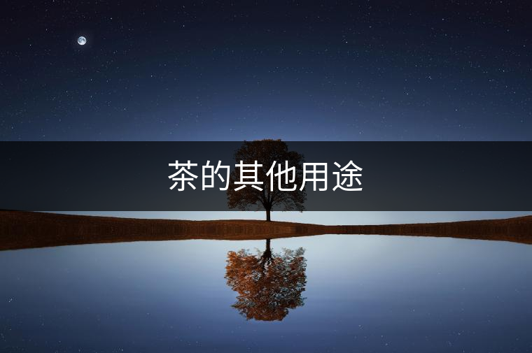 茶的其他用途