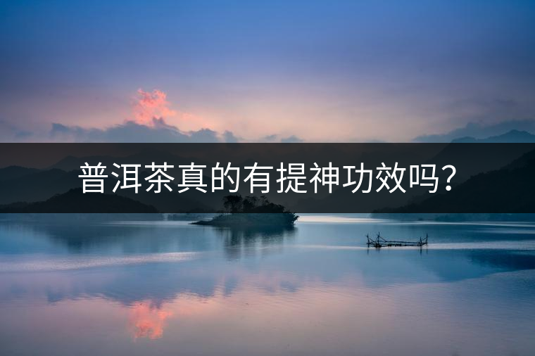 普洱茶真的有提神功效嗎？