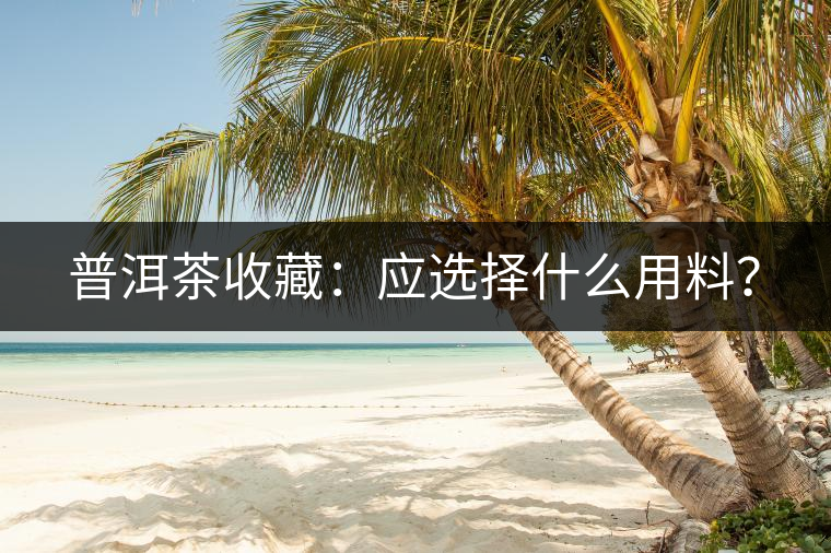 普洱茶收藏：應(yīng)選擇什么用料？