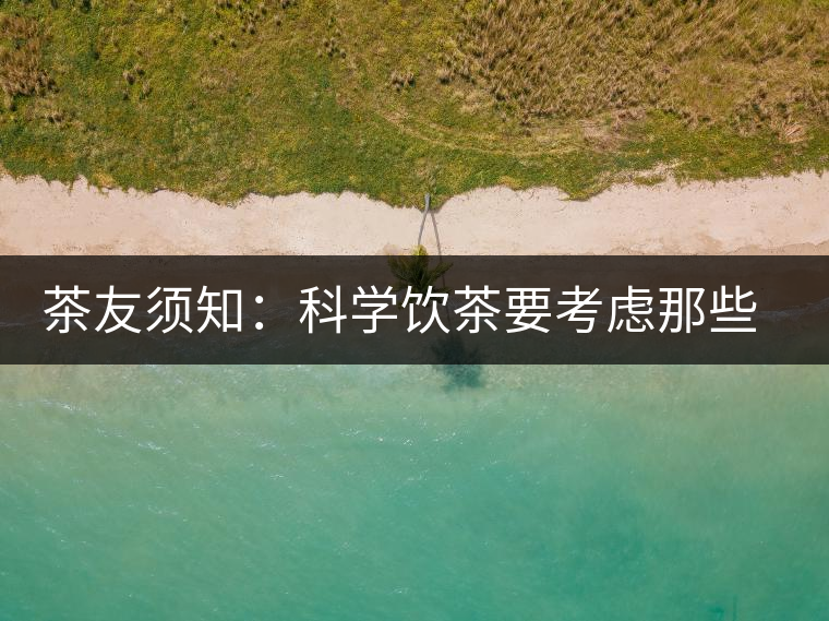 茶友須知：科學(xué)飲茶要考慮那些因素？