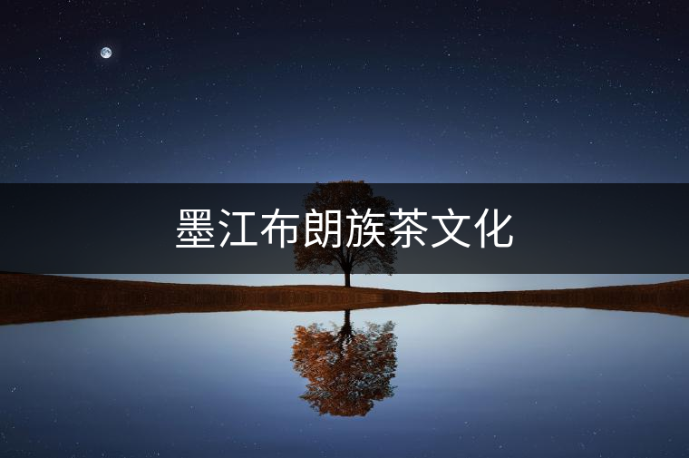 墨江布朗族茶文化