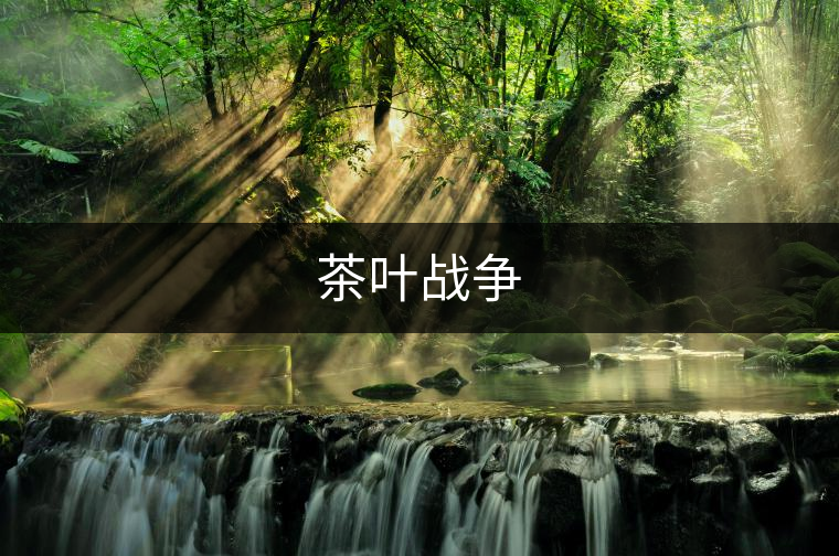 茶葉戰(zhàn)爭(zhēng) 茶葉戰(zhàn)爭(zhēng)
