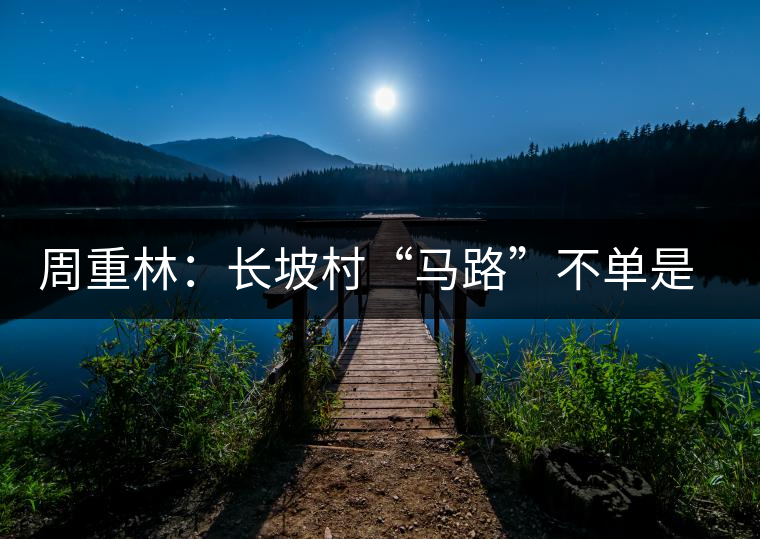周重林：長(zhǎng)坡村“馬路”不單是“茶馬古道”