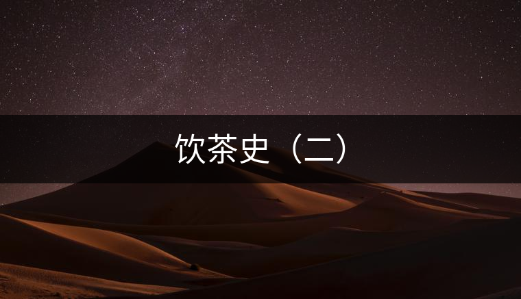 飲茶史(二) 飲茶史(二)