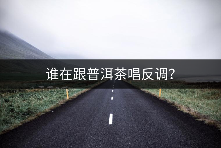 誰在跟普洱茶唱反調(diào)? 誰在跟普洱茶唱反調(diào)?