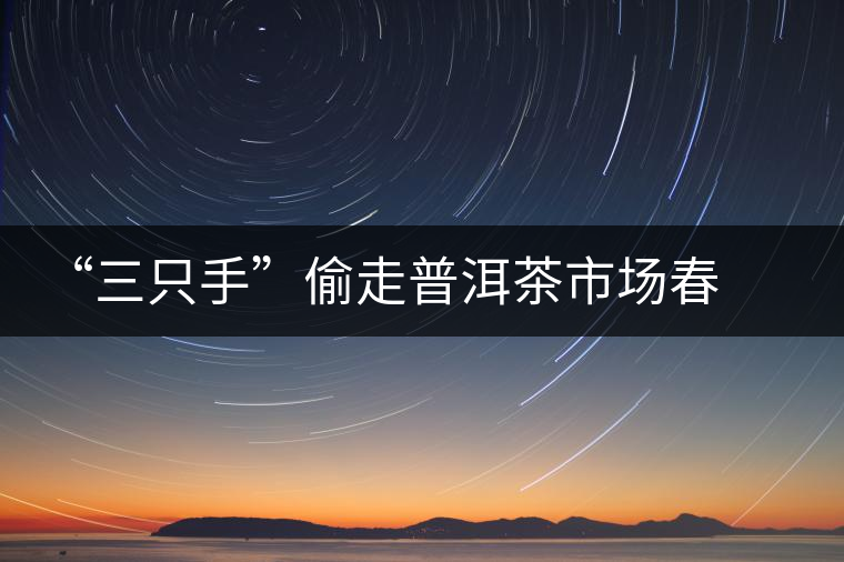 “三只手”偷走普洱茶市場春光