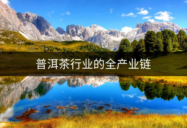 普洱茶行業(yè)的全產(chǎn)業(yè)鏈