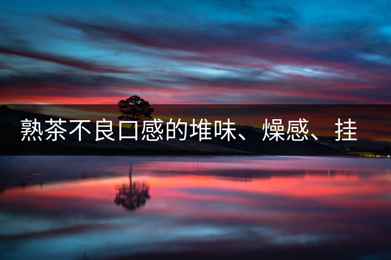 熟茶不良口感的堆味、燥感、掛喉