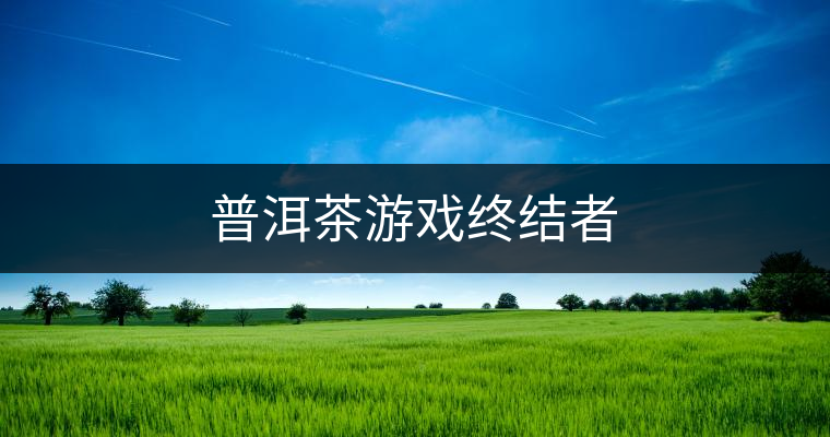 普洱茶游戲終結(jié)者 普洱茶游戲終結(jié)者