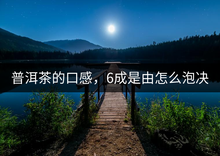 普洱茶的口感，6成是由怎么泡決定的！