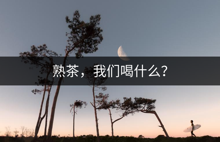 熟茶，我們喝什么？