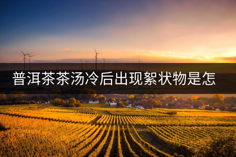 普洱茶茶湯冷后出現(xiàn)絮狀物是怎么回事？