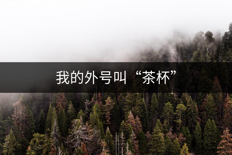 我的外號(hào)叫“茶杯”