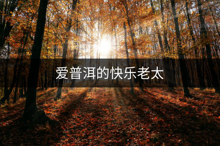 愛(ài)普洱的快樂(lè)老太 愛(ài)普洱的快樂(lè)老太