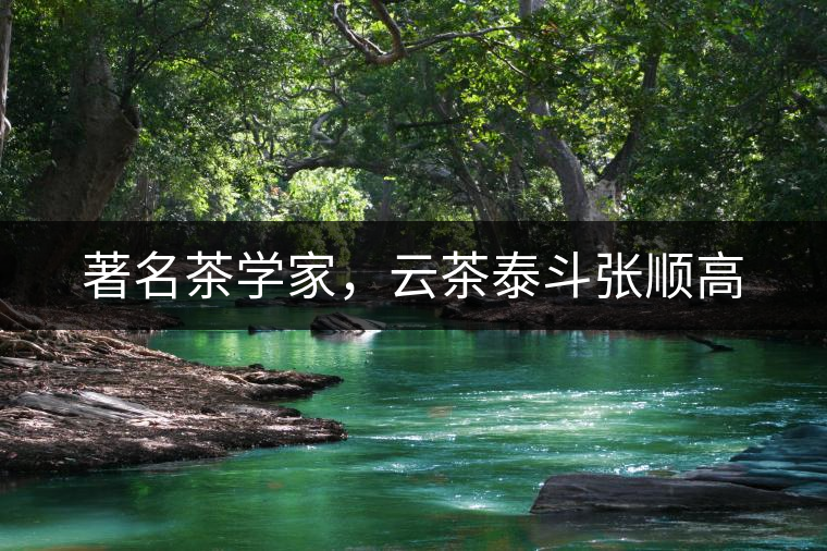 著名茶學(xué)家，云茶泰斗張順高