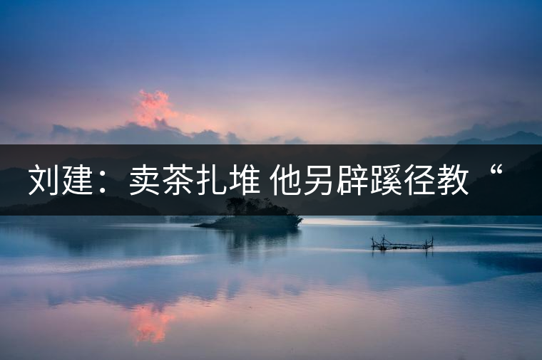 劉建:賣(mài)茶扎堆 他另辟蹊徑教“泡茶” 劉建:賣(mài)茶扎堆 他另辟蹊徑教“泡茶”