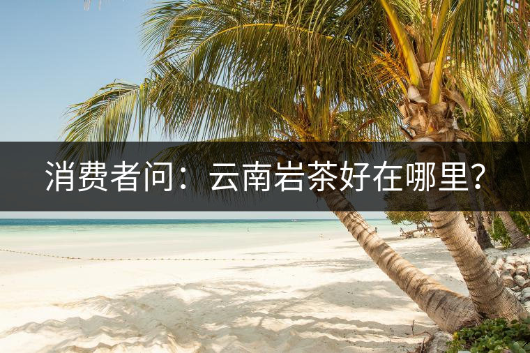 消費(fèi)者問：云南巖茶好在哪里？