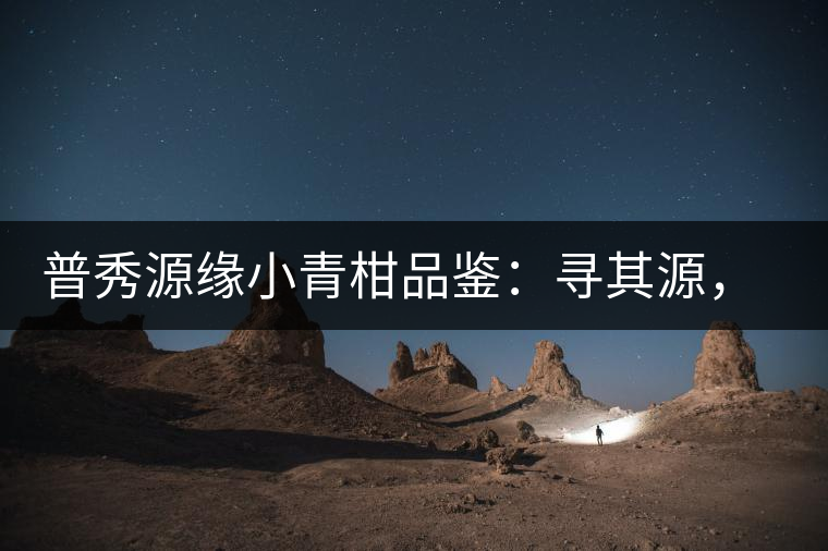 普秀源緣小青柑品鑒：尋其源，續(xù)柑與茶的美好緣分