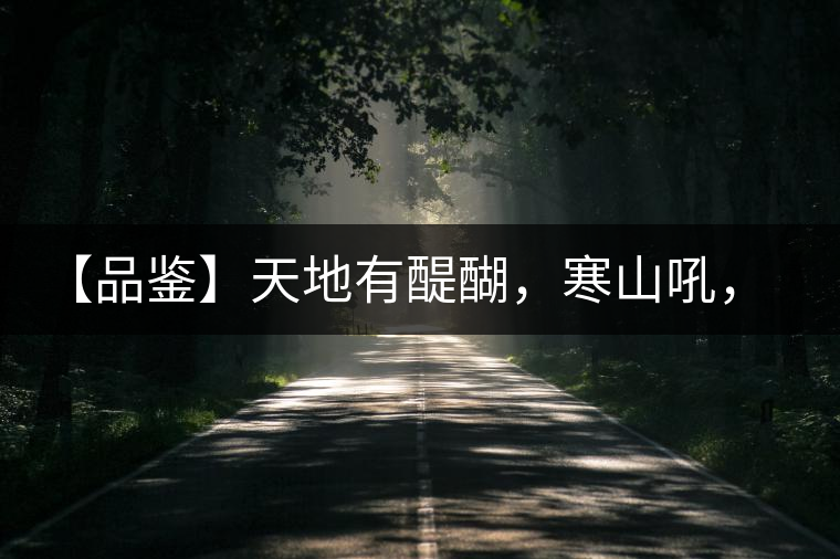 【品鑒】天地有醍醐，寒山吼，苦樂皆隨風(fēng)