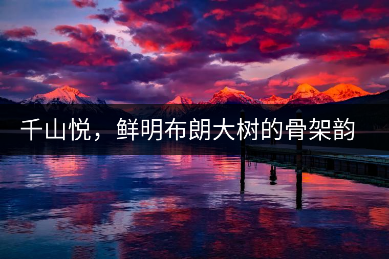 千山悅，鮮明布朗大樹的骨架韻味