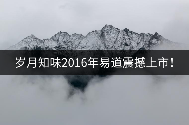 歲月知味2016年易道震撼上市！