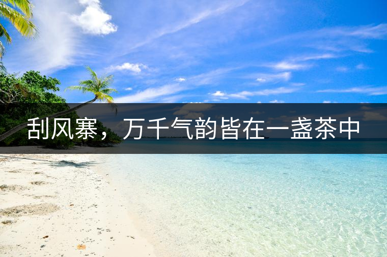 刮風(fēng)寨，萬(wàn)千氣韻皆在一盞茶中