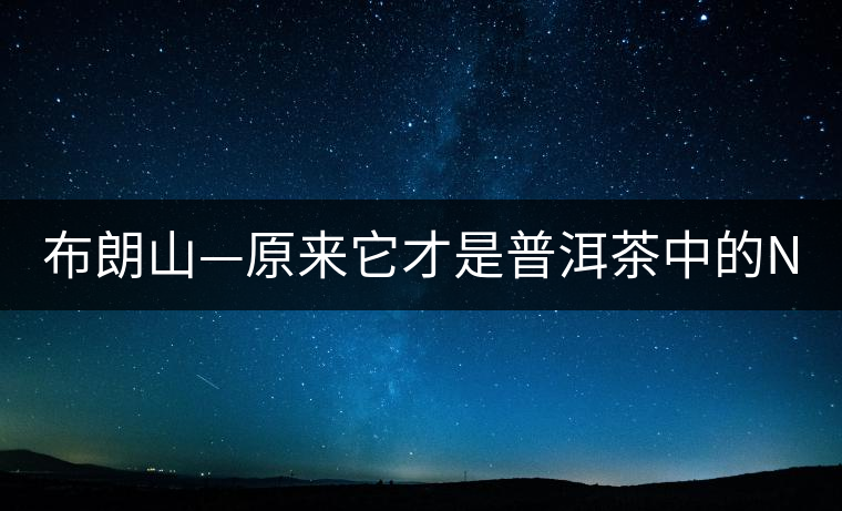 布朗山—原來(lái)它才是普洱茶中的NO.1