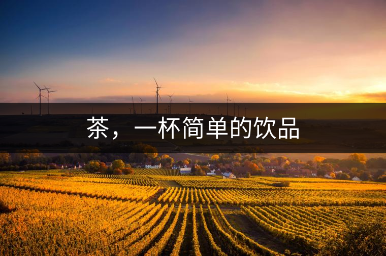 茶，一杯簡(jiǎn)單的飲品