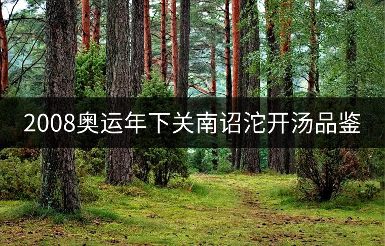 2008奧運(yùn)年下關(guān)南詔沱開(kāi)湯品鑒 2008奧運(yùn)年下關(guān)南詔沱開(kāi)湯品鑒