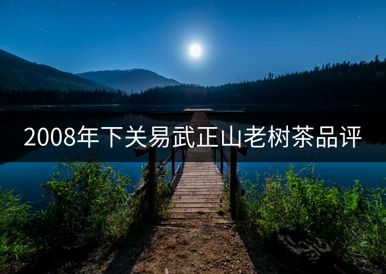2008年下關(guān)易武正山老樹茶品評 2008年下關(guān)易武正山老樹茶品評