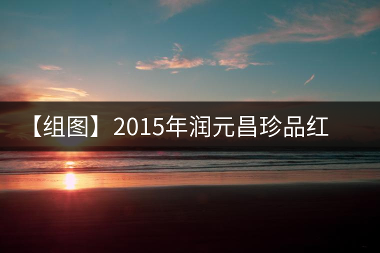 【組圖】2015年潤(rùn)元昌珍品紅印開湯