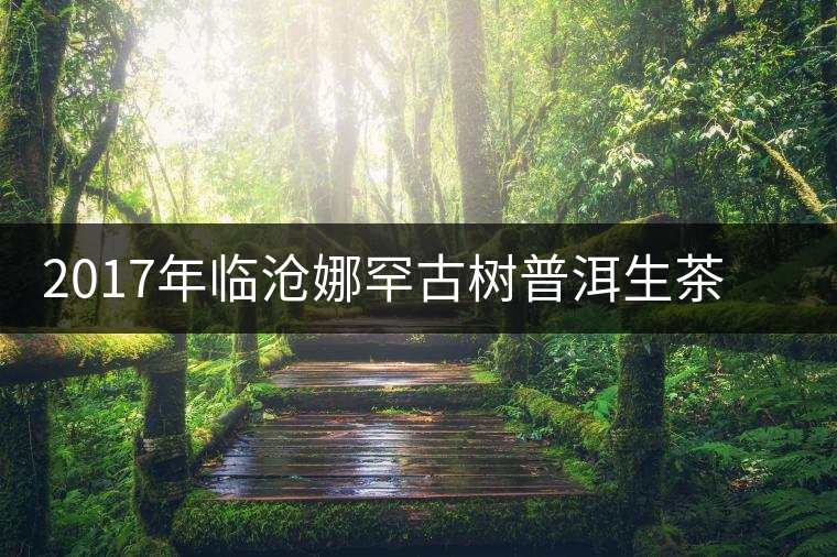 2017年臨滄娜罕古樹普洱生茶（秋茶）品鑒報(bào)告