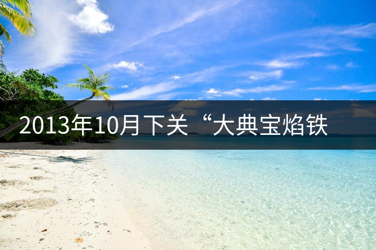 2013年10月下關“大典寶焰鐵餅”（青餅）開湯品鑒
