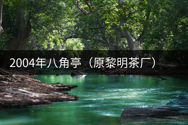 2004年八角亭(原黎明茶廠)班章喬木古茶開湯 2004年八角亭(原黎明茶廠)班章喬木古茶開湯