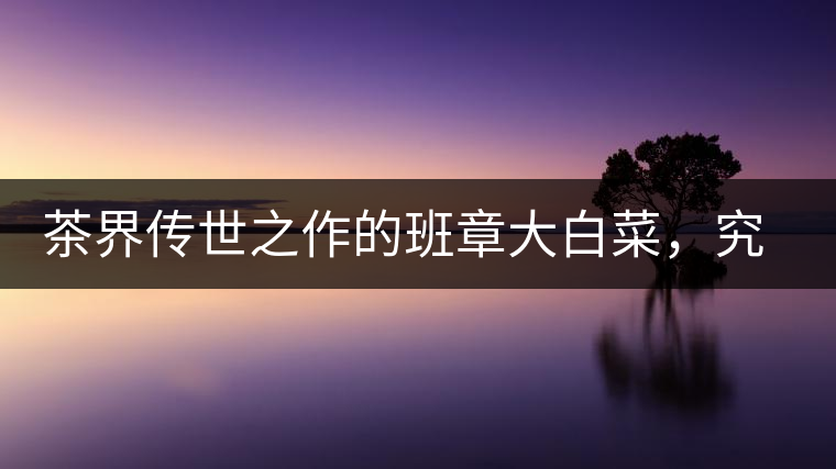 茶界傳世之作的班章大白菜，究竟有什么大來頭？
