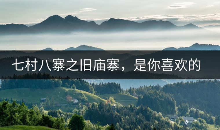 七村八寨之舊廟寨，是你喜歡的易武味嗎？